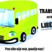 Logo transport de personnes moins cher qu'un taxi