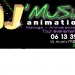 Logo dj music animation