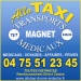 Logo Allo taxi & transports médicaux assis -magnet