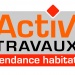 Logo Courtier en travaux / activ travaux rezé